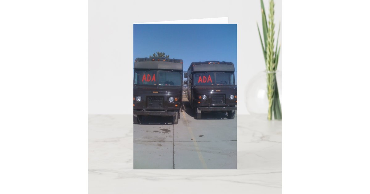 ups driver retirement card and invitation