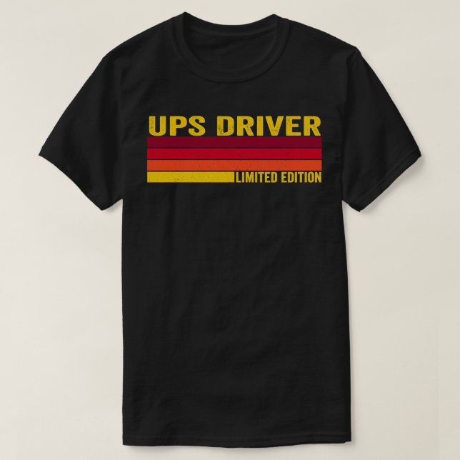 Ups Driver T-Shirt (Design Front)