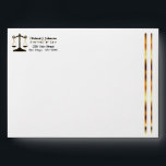 Upscale Attorney Design Envelope<br><div class="desc">Envelope ready for you to personalize. 📌If you need further customization, please click the "Click to Customize further" or "Customize or Edit Design"button and use our design tool to resize, rotate, change text color, add text and so much more.⭐This Product is 100% Customizable. Graphics and / or text can be...</div>