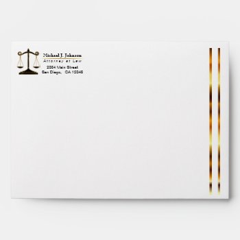Upscale Attorney Design Envelope by DesignsbyDonnaSiggy at Zazzle