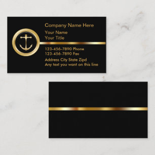 Upscale Boating Business Cards