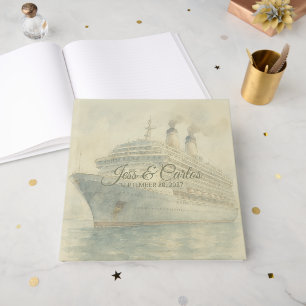 Upscale Cruise Custom Destination Wedding Guest Book