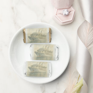 Upscale Cruise Destination Wedding Custom Hershey's Miniatures