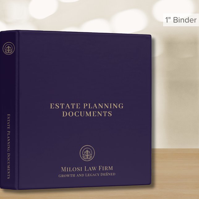 Upscale Estate Planning Portfolio 3 Ring Binder (Creator Uploaded)