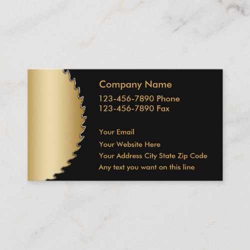 Upscale Handyman Business Cards