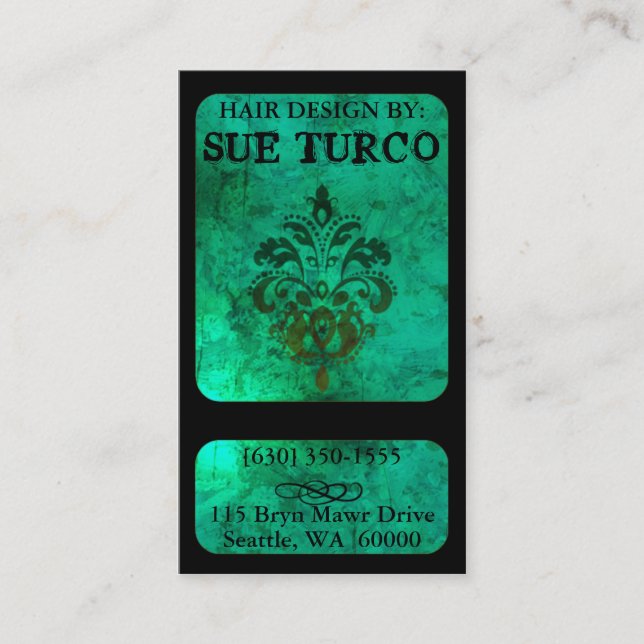 Upscale Modern Business Cards (Front)