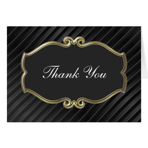 Upscale Thank You Cards | Zazzle