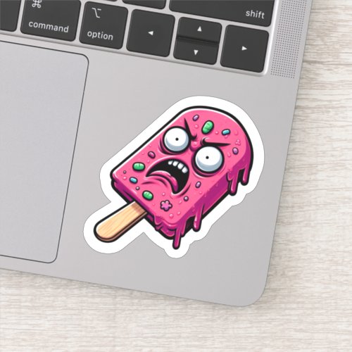 Upset Ice Cream Sticker