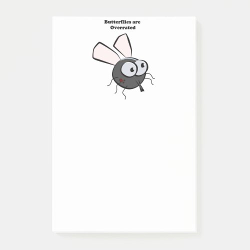 Upset Mosquito Thinks Hes Cute Funny Bug Cartoon Post_it Notes