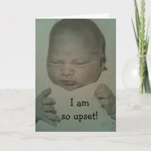 UPSET-U KEEP LOOKING BETTER EACH BIRTHDAY CARD
