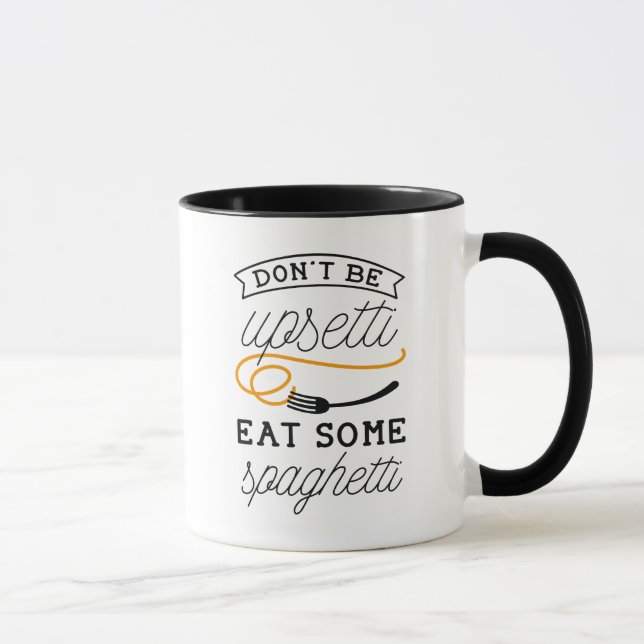 Upsetti Spaghetti Mug (Right)