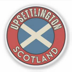 Upsettlington, Scotland Sticker