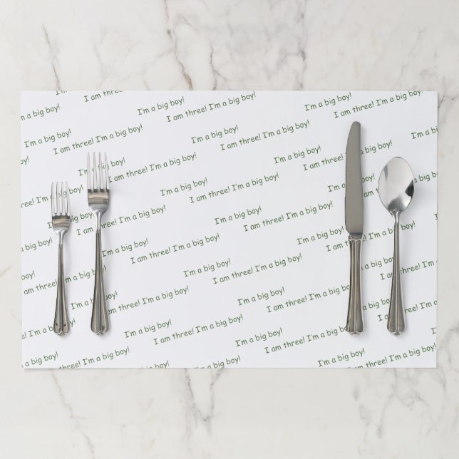 Upsherin Birthday Placemat (In Situ)