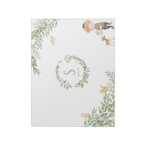 Upsherin Forest Animal Placemats Notepad Zazzle