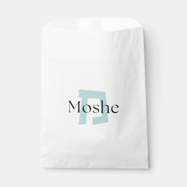 Upsherin Personalized Bag - Aleph Beis (Front)