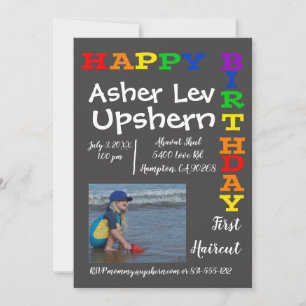 upshern upshernish upsherin invitations invitation