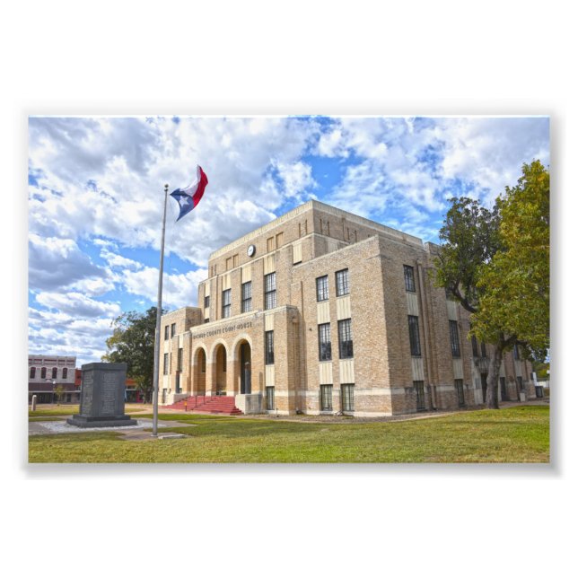 Upshur County Courthouse, Gilmer, Texas Poster (Front)