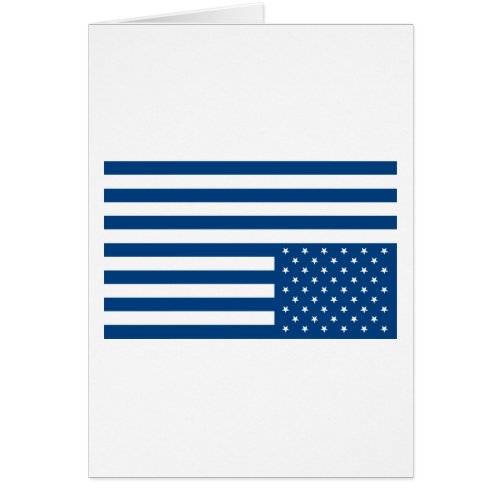 Upside Down American Flag _ Blue