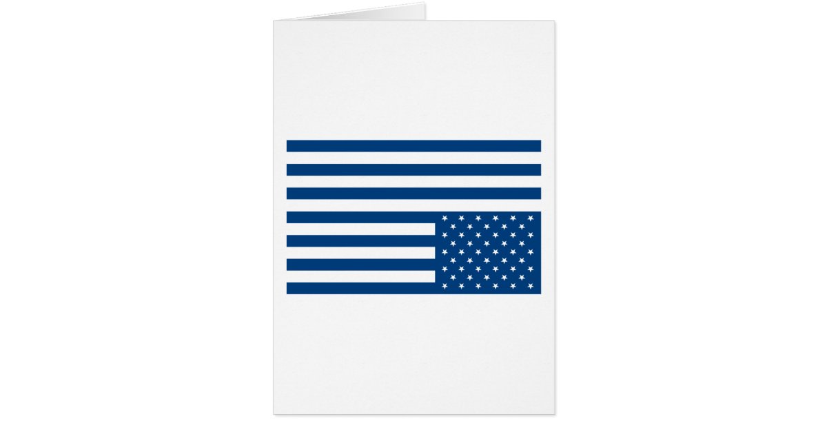Upside Down American Flag Blue Zazzle