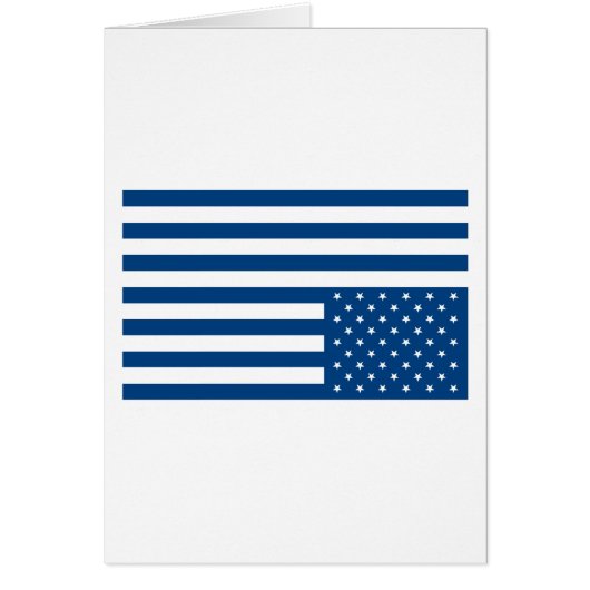 Upside Down American Flag - Blue Cards (Front)