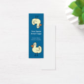 Upside Down Cartoon Chicken  Bookmark (Desk)