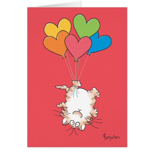 down card upside love UPSIDE  Zazzle.com DOWN Boynton by CAT Valentines  Card