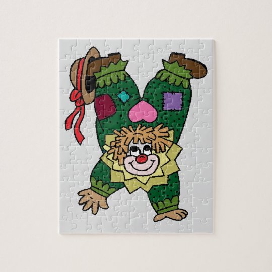 Upside Down Clown Jigsaw Puzzle