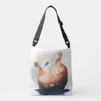 Upside Down Corgi Butt Cross Body Bag
