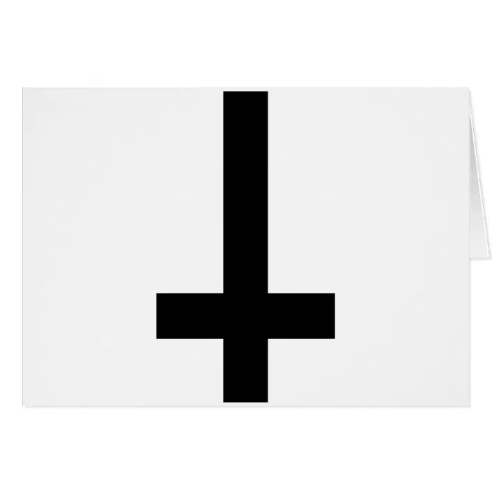 Upside Down Cross Zazzle Com