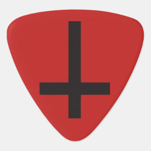 Upside down Cross guitar pick