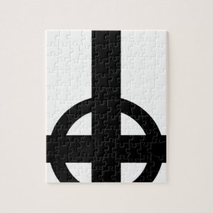 Upside Down Cross Jigsaw Puzzle