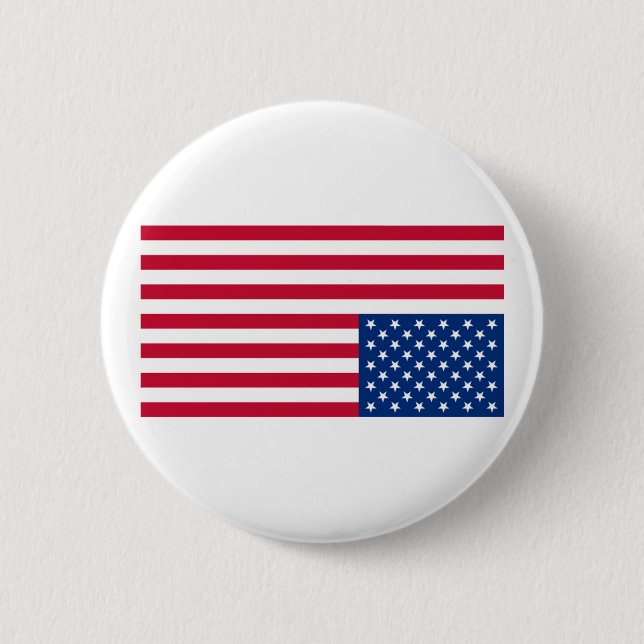 Upside Down Flag Pinback Button (Front)