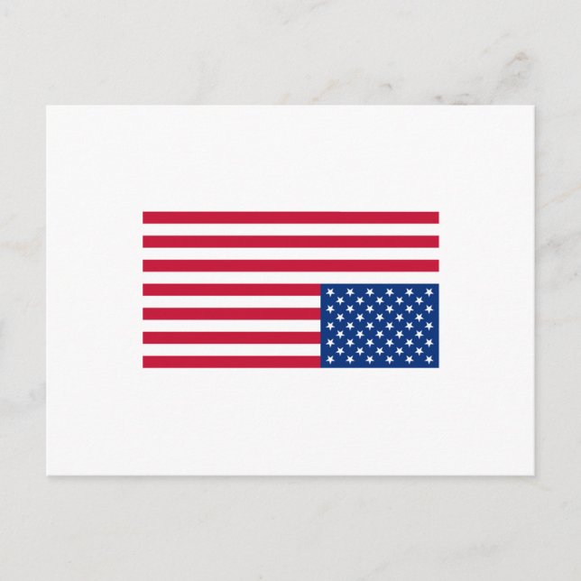 Upside Down Flag Postcard (Front)