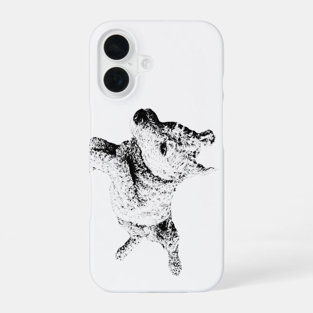 Upside-Down Guardian Iphone Case (Back)