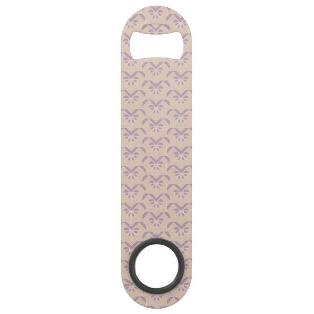 Upside down lavender pattern speed bottle opener (Front)