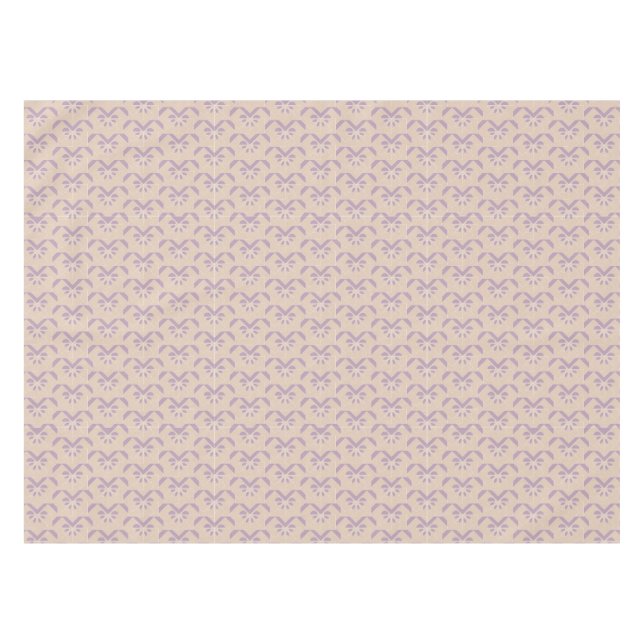 Upside down lavender pattern tablecloth (Front (Horizontal))