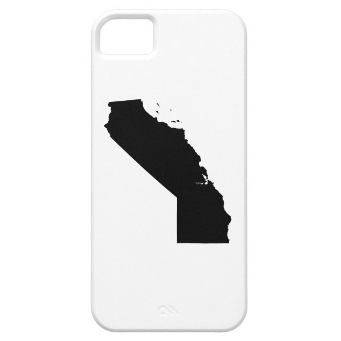 Upside Down Map of California iPhone 5 Covers