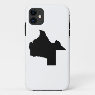 Upside Down Map of Texas iPhone 11 Case
