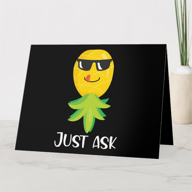 Upside down pineapple card (Front)
