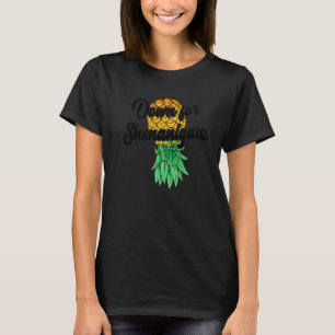 Upside Down Pineapple Down For Shenanigans Swinge T-Shirt