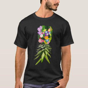 Upside Down Pineapple Floral Swinger Men Women Kid T-Shirt