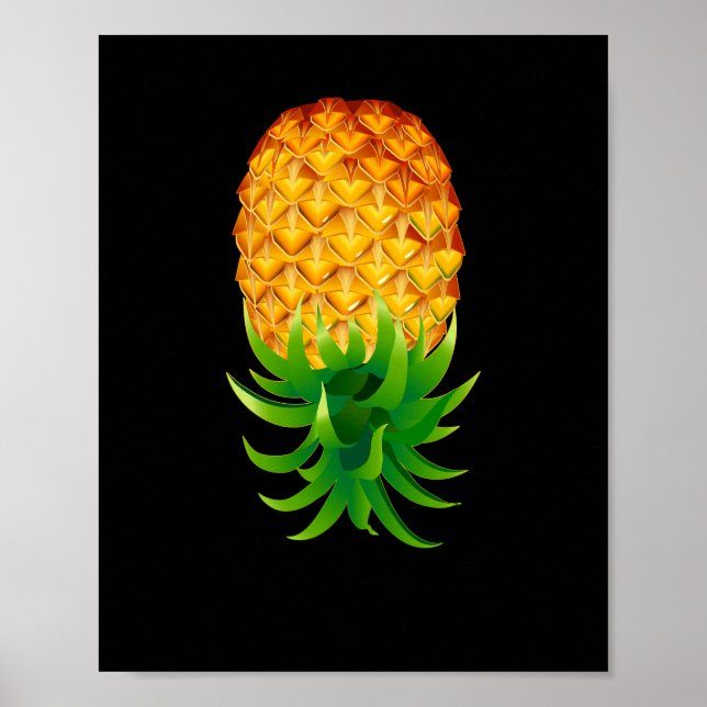 Upside Down Pineapple Poster (Front)