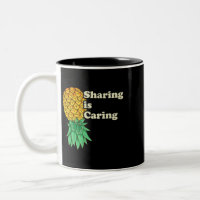 Upside Down Pineapple Sharing Caring Funny Swinger