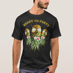 Upside Down Pineapple Swinger Angel Design Summer T-Shirt