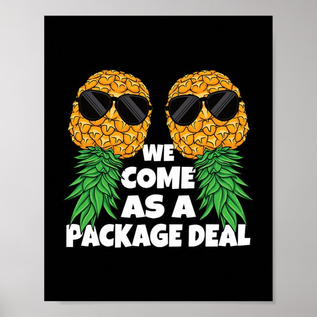 Upside Down Pineapple Swinger Couple Package Deal  Poster (Front)