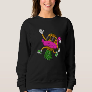 Upside Down Pineapple Swinger Flamingo for Men Wom Sweatshirt