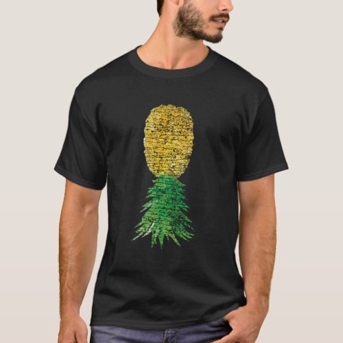 Upside Down Pineapple Swingers T_Shirt
