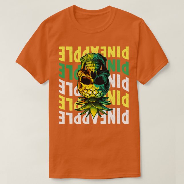 Upside Down Pineapple T-Shirt (Design Front)