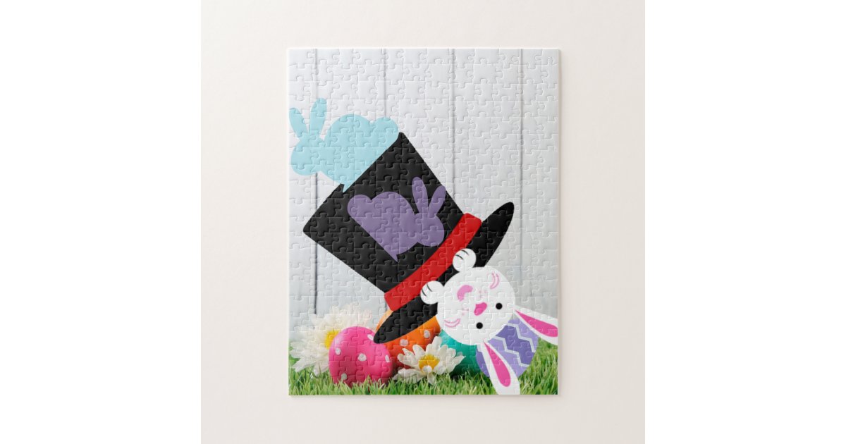 Upside down rabbit puzzle | Zazzle
