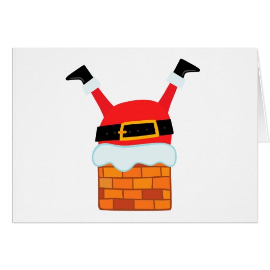 Upside Down Santa Cards (Front Horizontal)